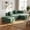 Olive Green, variant on Meeyar 90" Frameless Modular Sectional Sofa with L Shaped Chaise, Cloud Couch for Living Room, No Assembly Carbon Black