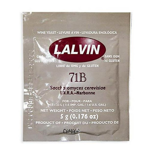 Lalvin Narbonne Wine Yeast 71b 1122 Walmart Com Walmart Com