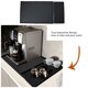 thumbnail image 4 of Tapete Para Barra de Café Para Encimeras, Tapete de Silicona Con Aislamiente Térmico para Mácina de Café, Tapete Para Bar, Tapete de Secado de Doble Zona y Bandeja de GOTEO, 4 of 7