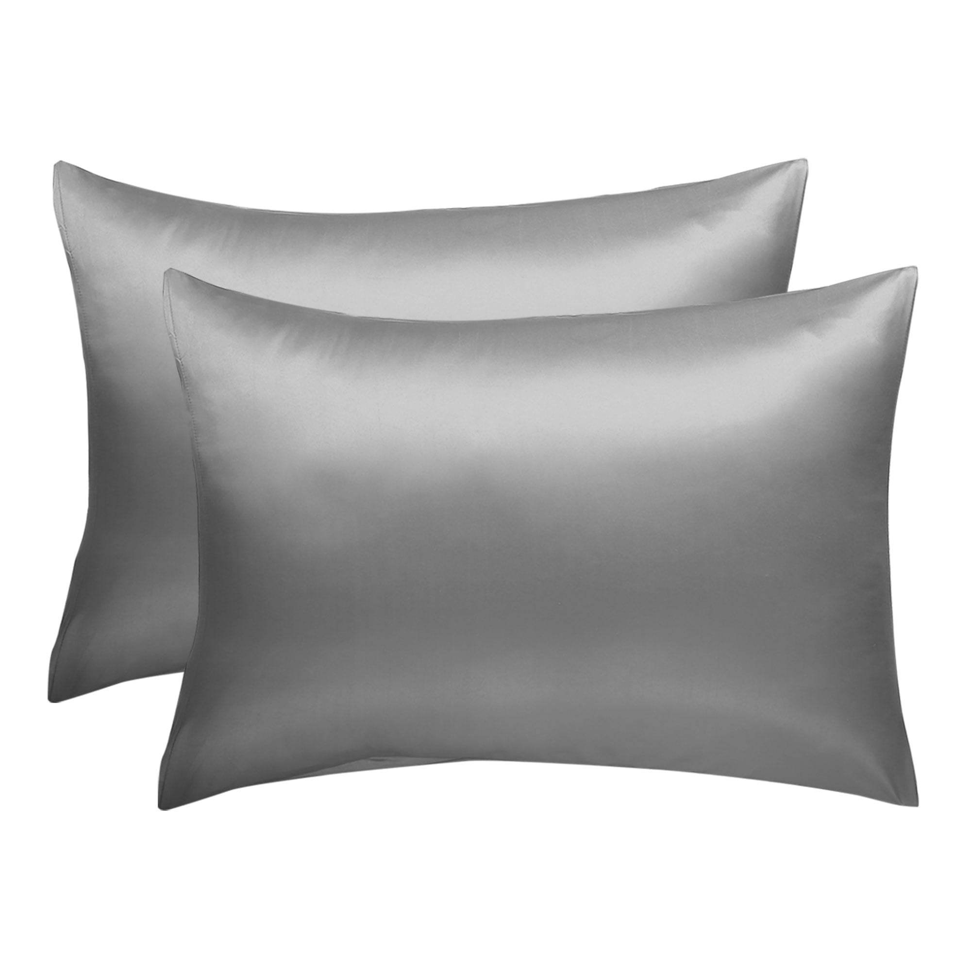 SATIN PILLOW CASES-STANDARD-NICE & SOFT--GOLD--GREAT GIFT-PICK FROM 4 COLORS 2 