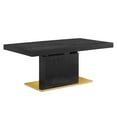 thumbnail image 2 of Modway Vector Expandable Dining Table in Black Gold, 2 of 10