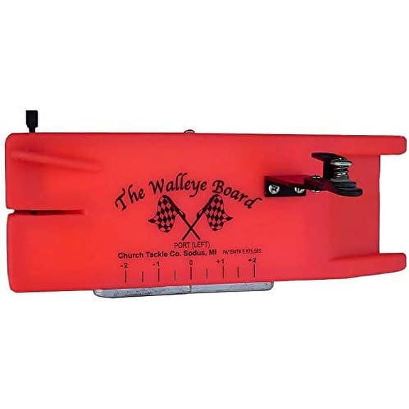Church Tackle The Walleye Board Orange Port Left 30110