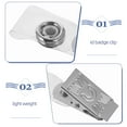 thumbnail image 4 of 100 Uds. Soportes para placa con nombre, hebillas para insignia de enfermera, soportes de Clip para tarjeta de identificación multifunción, 4 of 7