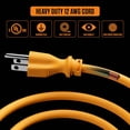 thumbnail image 4 of Cable de metal Cord Reel Masterplug, tambor, 30 m, 4 enchufes con conexión a tierra, 4 of 7