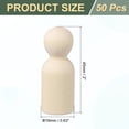 thumbnail image 2 of 50 Pack Wood Peg, 2 Inch Boy-Shape Wooden Peg People, Unfinished Wooden Peg People Bodies Figures for DIY Art Craft Painting, 2 of 6