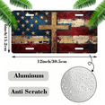 thumbnail image 2 of 1 Pcs 2D Flat License Plate Covers & Frames, American Flag For Decorative Front, Waterproof For Decoration Aluminum License Plate Covers & Frames Cover For Men Women, 12" X 6", 2 of 7