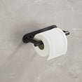 thumbnail image 1 of Wall Mounted Toilet Paper Holder with Reserve Spare Roll Storage - Multi-Finish Stainless Steel Bathroom Tissue Dispenser (Rust-Resistant), 1 of 2