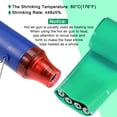 thumbnail image 5 of Uxcell 150mm Flat 1.5m Light Green Heat Shrink Tube Wraps Battery Wrap for Big Battery Pack, 5 of 5