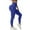Blue, variant on Yoga Pants Women Tight Fitting High Waisted Hip Lifting Vertical Stripe Threaded Yoga Pants Abdominal Compression Fitness Pants Outerwear Running Sports Pants