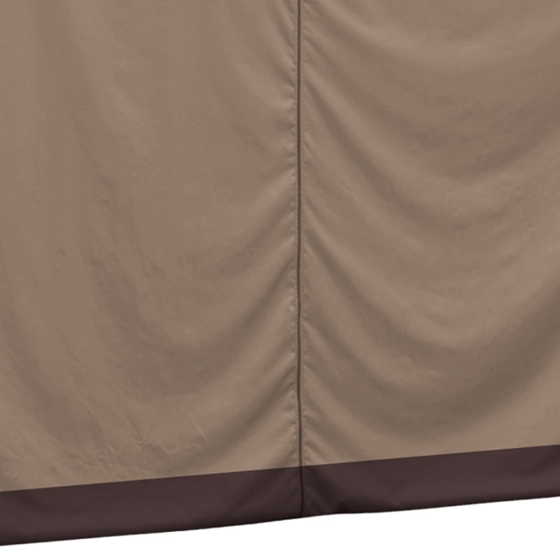 Rideaux universels Sunjoy pour gazebos à ossature de bois de 11 pi × 13 pi