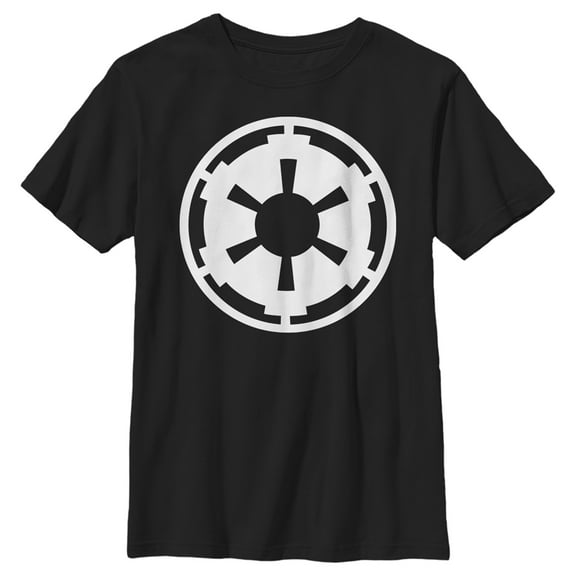 Boy's Star Wars: A New Hope Empire Emblem Graphic Tee Black Small