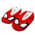 thumbnail image 2 of Spider-Man Mask Fuzzy Babba Kid's Slippers-Size 11-12, 2 of 3