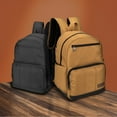 thumbnail image 2 of Wrangler Industry Backpack, Classic Logo Water Resistant Padded Laptop Notebook Sleeve, Brown Duck, 2 of 6