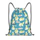 thumbnail image 1 of Fotbe Cute Polar Bear Fishing Bolsa Mochila con Cordón Estampada, Bolsa de Gimnasio Deportiva, Bolsa Cinch, Bolsa con Cordón para Hombres y Mujeres-Small, 1 of 6