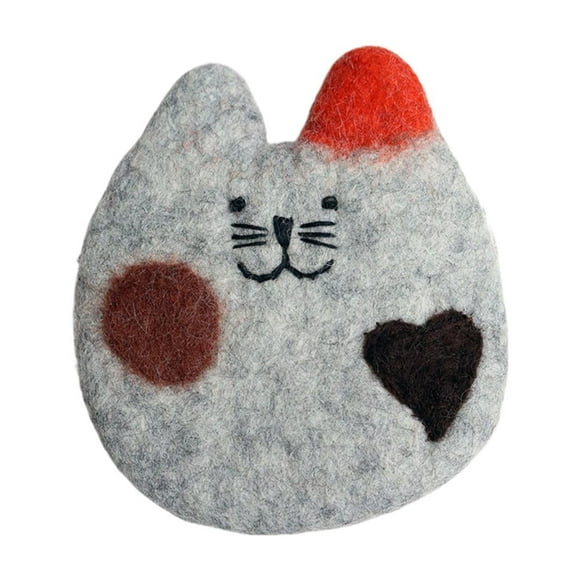 Kitchen Utensil Set Cat Wool Drink Absorbent Drink For Coffee Tables Offices Or Dining Tables Fits On Glasses Mugs Teacups Or Soup Bowls | Gifts For Cat Lovers