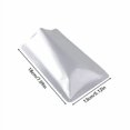 thumbnail image 1 of 100pcs Open Top Vacuum Bag Cooked and Plastic Packaging Meat Sealing Bags Waterproof Packaging Pouches Lightweight Portable Packing Sack 13*18cm, 1 of 1
