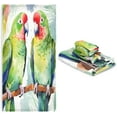 thumbnail image 7 of Coolnut Parrots on Branch Bath Towels Absorbent Bath Towels Set Soft Towel Set for Home Hotel Decor Gym Swim, 3 Piece Wash cloth, 7 of 7