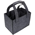 thumbnail image 1 of Portador de vino de 6 botellas con divisor, bolsa de mano para almacenamiento de vino de fieltro, bolsa de regalo de vino portátil, caja de almacenamiento de vino tinto con asa, 1 of 5