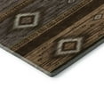 thumbnail image 3 of Addison Rugs Mayfield Premium Machine Washable Transitional Tribal Chocolate Rectangle Rug, 3' x 5', 3 of 7