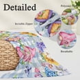 thumbnail image 3 of Spring Floral Gnomes Pillow Covers King, Watercolor Flowers Butterflies Blue Plaid Soft Brushed Microfiber Breathable Throw Pillow Covers, Pillowcase with Zipper for Couch Sofa Bedroom 20"x36", 3 of 9