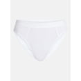 thumbnail image 4 of No Boundaries Cotton Ribbed Hi-Cut Brief Panty, Women's XS-XXXL, 4 of 4