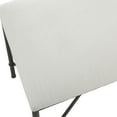 thumbnail image 6 of Uttermost Avenham Contemporary Iron and Fabric Small Bench in White/Black, 6 of 6