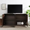 thumbnail image 5 of Noah Modern Transitional 62" Framed 4-Door Sideboard in Dark Brown Oak, 5 of 5