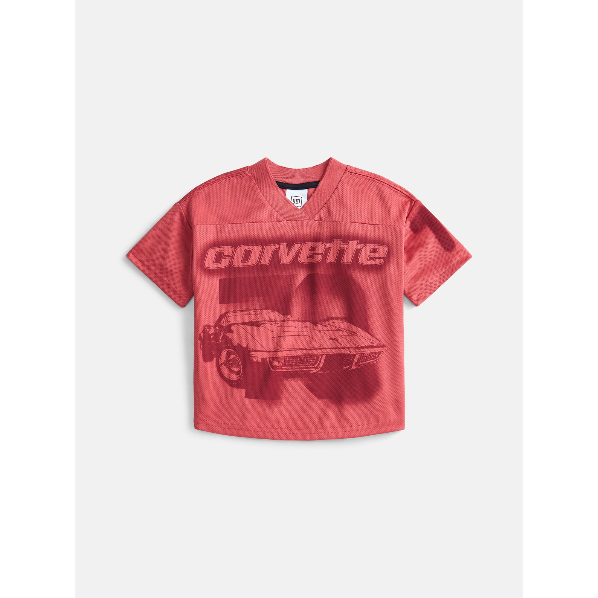 Chevy Corvette Toddler Boys V Neck Graphic Jersey with Short Sleeves, Sizes 12M-5T