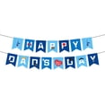 thumbnail image 2 of JHGoosa Father's Day Decorations Pull Flag Party Decorations Pull Flag Paper Flower Balloon Set Happy Dad's Day, 2 of 6