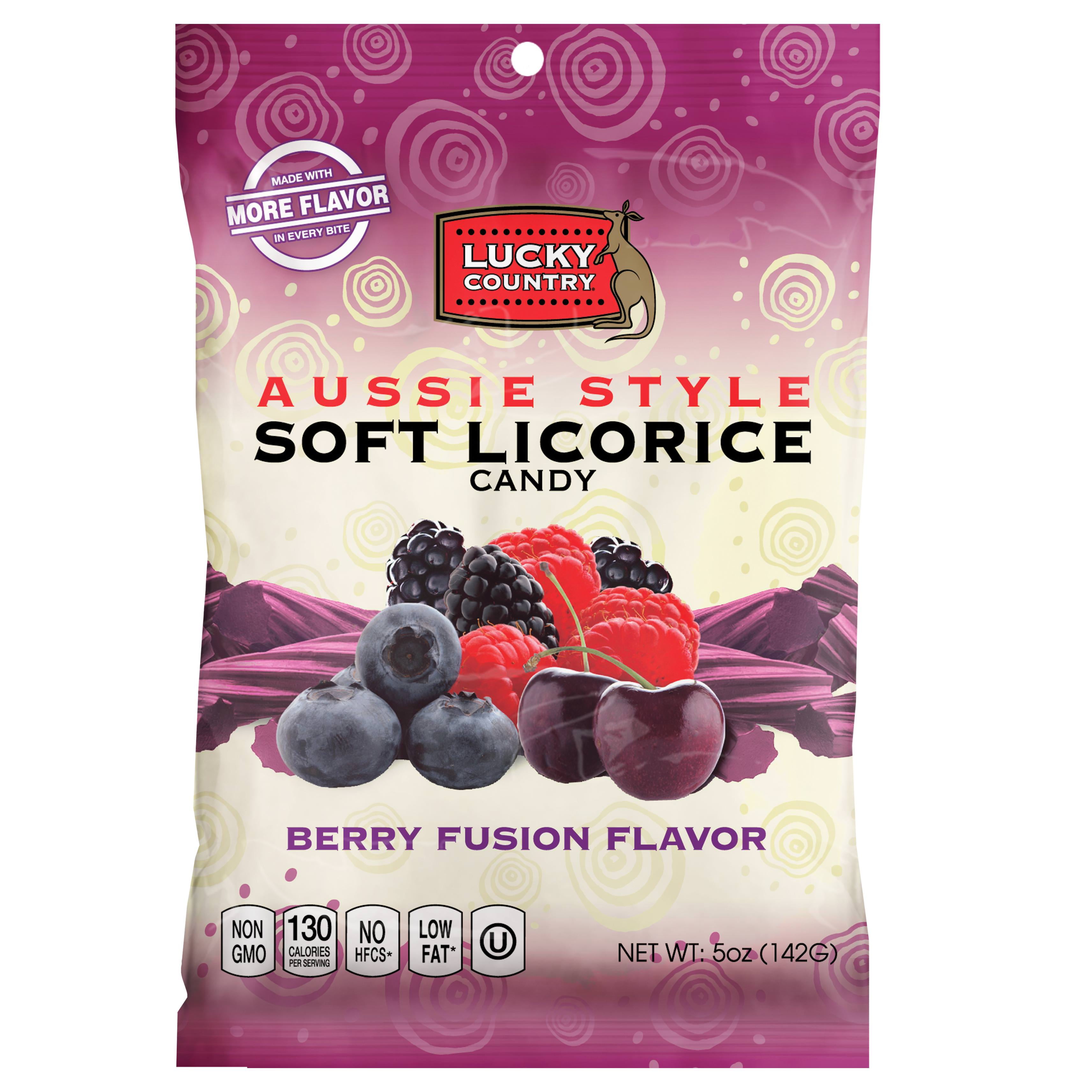 Lucky Ctry Licorice, Berry Fusion, 5Oz