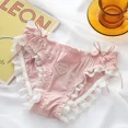 thumbnail image 1 of Ropa interior de encaje estilo Lolita para chica, fina y de verano, con encaje de seda helada, para glúteos, sexy, de algodón, transpirable y fresca., 1 of 6