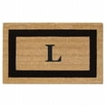 thumbnail image 1 of Nedia Home 33020L 36 x 20 in. SuperScraper Black Single Picture Frame Mat  Monogrammed L, 1 of 1