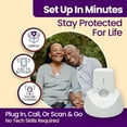 thumbnail image 3 of Medical Guardian MGMini | Medical Alert Device for Seniors | Water-Resistant, Emergency Call Button, 24/7 Monitoring, Step Counter, GPS Tracking | Monthly Subscription Required | White, 3 of 18