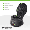 thumbnail image 3 of Presto Belgian Waffle Bowl Maker for 4" Waffles with Premium Nonstick Coating, Black, 3 of 11