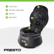 Presto 03500 Belgian Waffle Bowl Maker