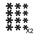 thumbnail image 1 of 2x Almohadilla Protectora para Sartenes, 12 Uds., Multifuncional, 3 Tamaños Diferentes, Mesa Duradera para El Hogar, Reutilizable, Almohadillas , Negr 2 piezas, 1 of 8