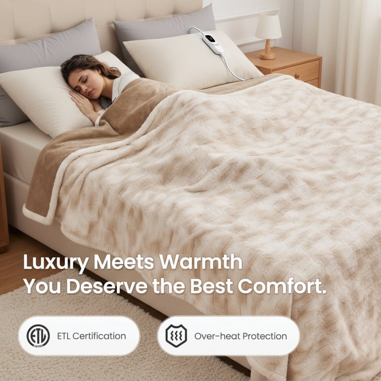 MARNUR Heated Blanket Queen,84