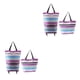 thumbnail image 2 of Wosthever Bolsas de compras para una amplia gama de usos Gran capacidad y plegable Multifuncional Amplia aplicación Happy ribbon cinta feliz 2Conjunto, 2 of 6