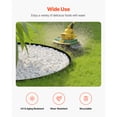 thumbnail image 6 of KFFKFF 20 ft x 2 in Plastic Garden Edging with 20 Spikes, Flexible No-Dig Lawn Border Roll, UV-Resistant Mini Fence for Pathways, Flower Beds, and Yard Pavers, 6 of 9