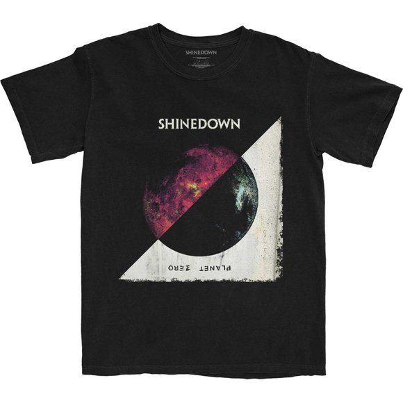 Shinedown Adult Planet Zero Album Cotton T-Shirt
