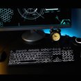 thumbnail image 4 of Wired Keyboard, Backlit Plug and Play High Visibility 104 Key Large Print USB Keyboard  for Visually Impaired for Household for Internet Bar, 4 of 8