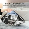 thumbnail image 4 of Yayeee Pillowcase King Size Set of 2 Satin Wrinkle Resistant Pillow Case, Black Streets, 4 of 8