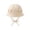 Beige, variant on Baby Sun Hat for 0-3 Years, Cotton Muslin Bucket Hat with Bear Ears, Breathable & Comfortable Toddler Fisherman Cap for Boys & Girls, Solid Color Sun Protection Hat for Outdoor Play