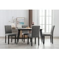 thumbnail image 2 of Porthos Home Bleiz Teddy Fabric Dining Chairs with Rubberwood Legs (Set of 4), 2 of 7
