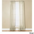 thumbnail image 3 of Miller Curtains Taupe Sheer Preston Rod Pocket 52" x 84" Panel, 3 of 5