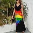 thumbnail image 4 of Love is love Sleeveless Dress womens clothing Dresses Woman dresses, 4 of 7