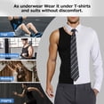 thumbnail image 4 of 3 Pack Men's Compression Undershirt Tank Top Slimming Shapewear Tummy Control Compression Shirt Stretchy Body Shaper for men, 4 of 6