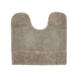 thumbnail image 3 of Better Trends 20" x 20" U-Shape Toilet Rug 100% Cotton Non Slip Tufted Contour Bath Mat, Water Absorbent Bathroom Rug, (Beige) Granada Collection, 3 of 6