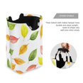thumbnail image 3 of Yayeee Freestanding Laundry Hamper with Handle Collapsible Large Storage Basket for Clothes, Pink Colorful Leaves, 3 of 7