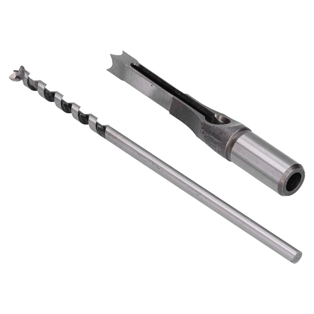 Square Hole Drill Bit High Speed Steel Incisive Durable Woodworking Mortiser Drill Bit, Professional Square Drill Bits for Drilling, Suitable for Construction, Installation,